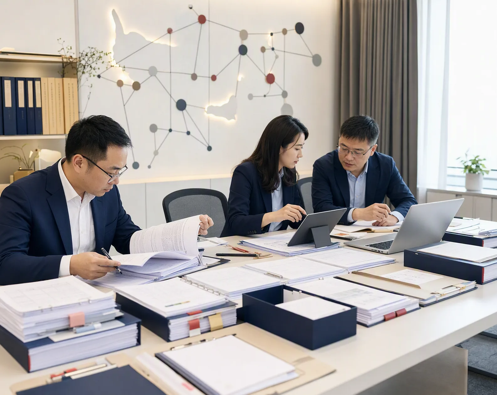 资质顾问团队核对申报卷宗并推进全周期项目交付