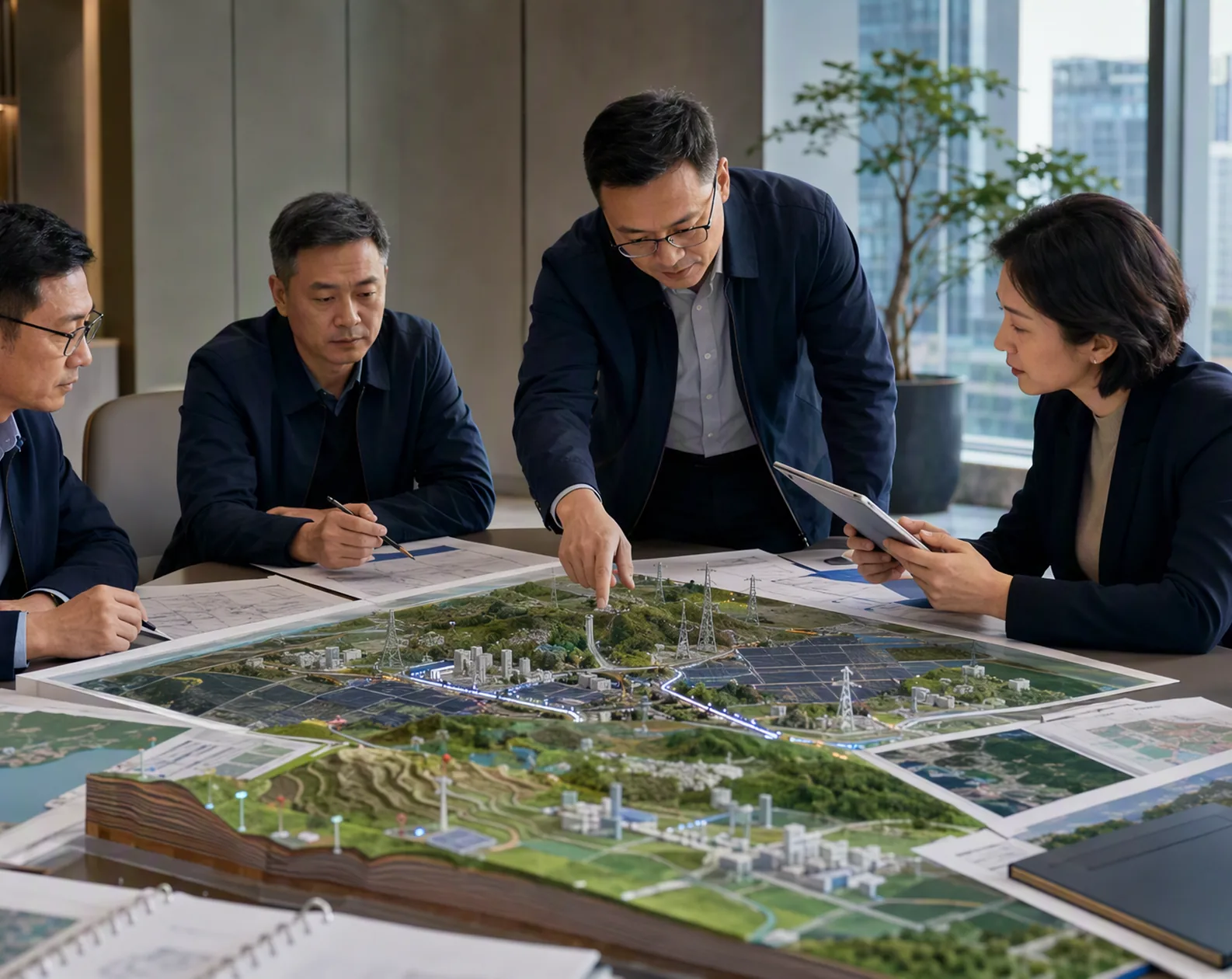 企业顾问团队围绕产业项目与空间资源研判综合资质路径